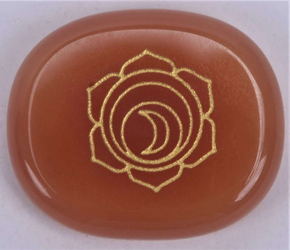 Chakra Meditaiion Stone Carnelian - Sacral Chakra - MarshallsHealthShop