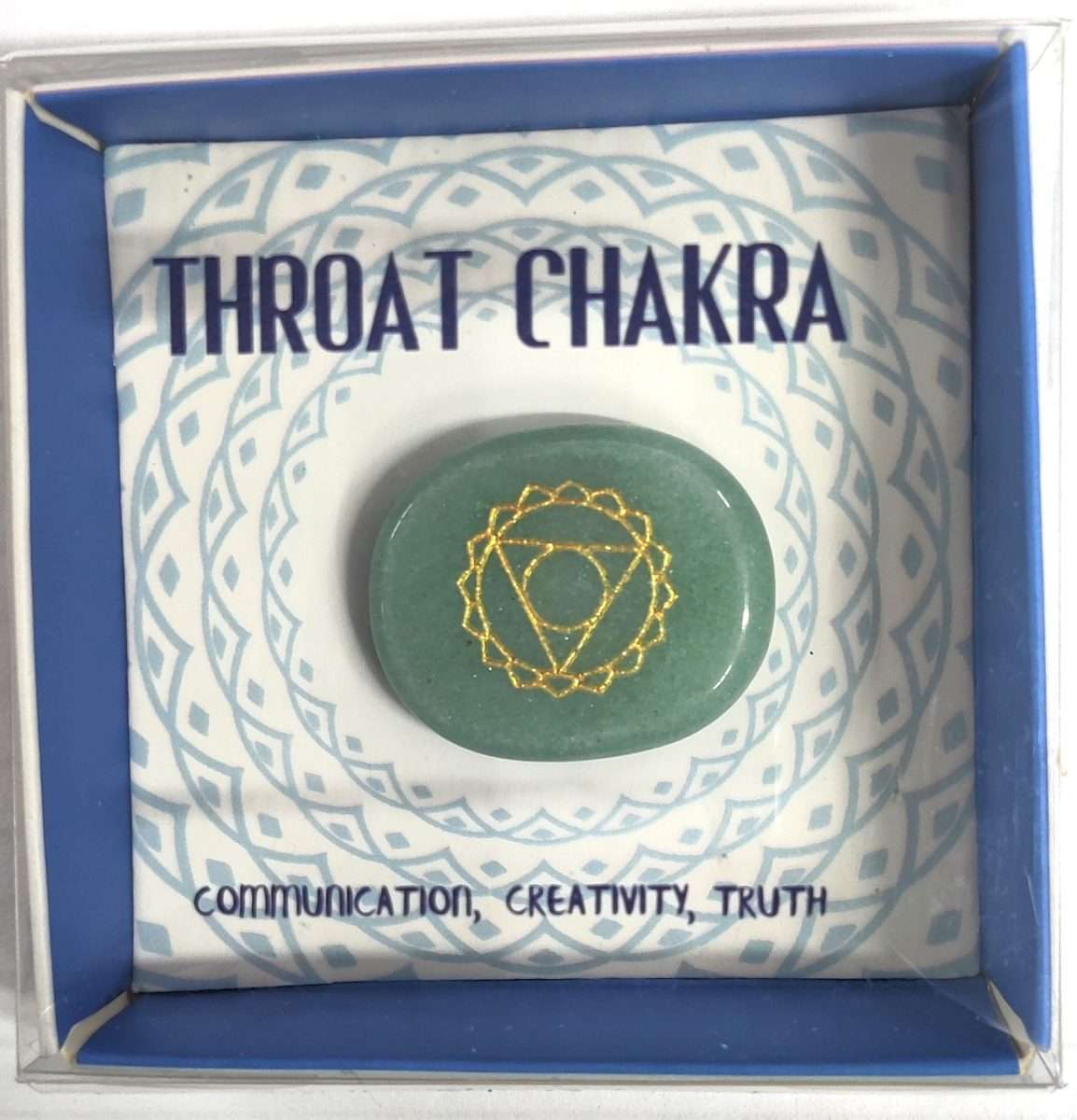 Chakra Meditation Stone Aventurine - Throat Chakra - MarshallsHealthShop