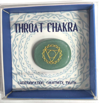 Chakra Meditation Stone Aventurine - Throat Chakra - MarshallsHealthShop