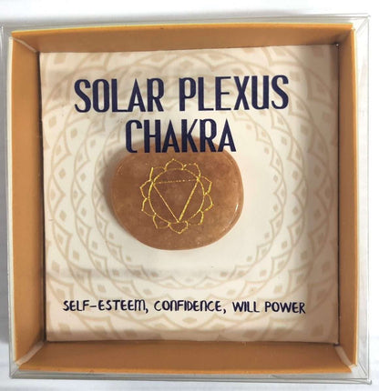 Chakra Meditation Stone Citrine - Solar Plexus - MarshallsHealthShop
