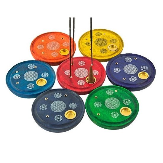 Chakra Round Incense/Cone Holder - MarshallsHealthShop
