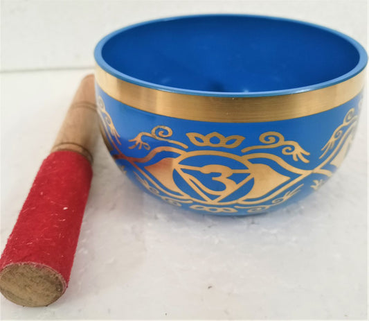 Chakra Singing Bowl Dark Blue CHSB4 - MarshallsHealthShop