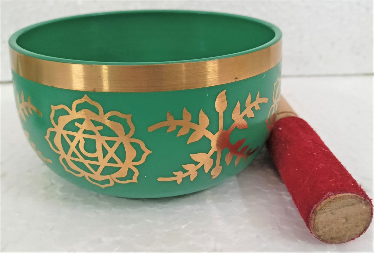 Chakra Singing Bowl Green CHSB5 - MarshallsHealthShop