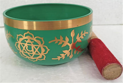 Chakra Singing Bowl Green CHSB5 - MarshallsHealthShop