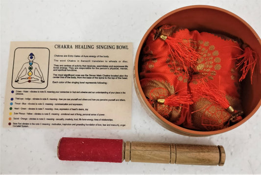 Chakra Singing Bowl Orange CHSB3 - MarshallsHealthShop