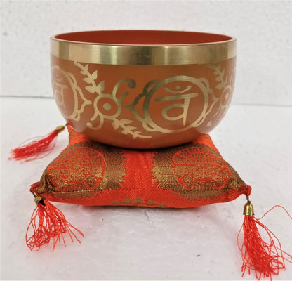 Chakra Singing Bowl Orange CHSB3 - MarshallsHealthShop