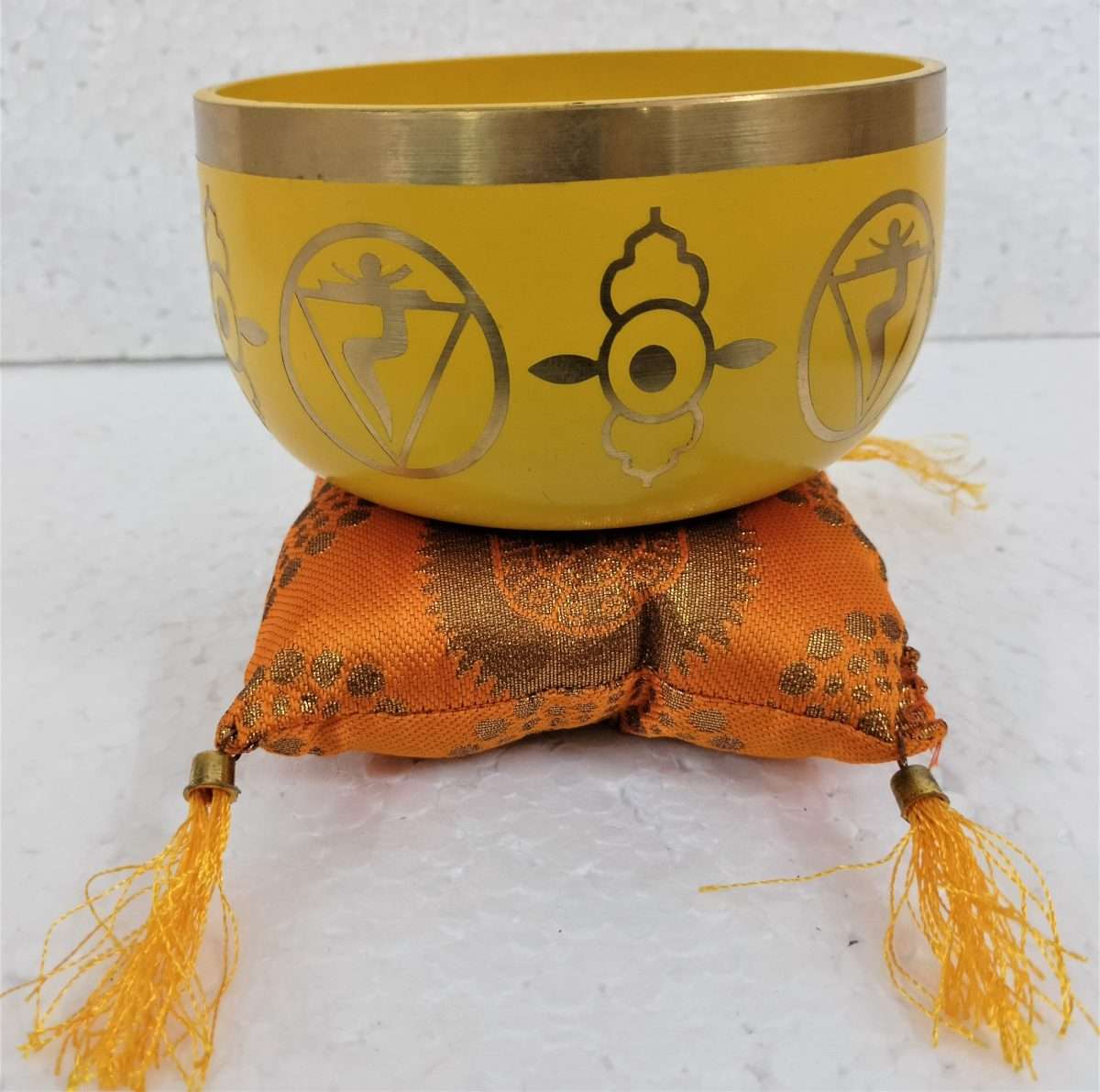Chakra Singing Bowl Yellow CHSB1 - MarshallsHealthShop