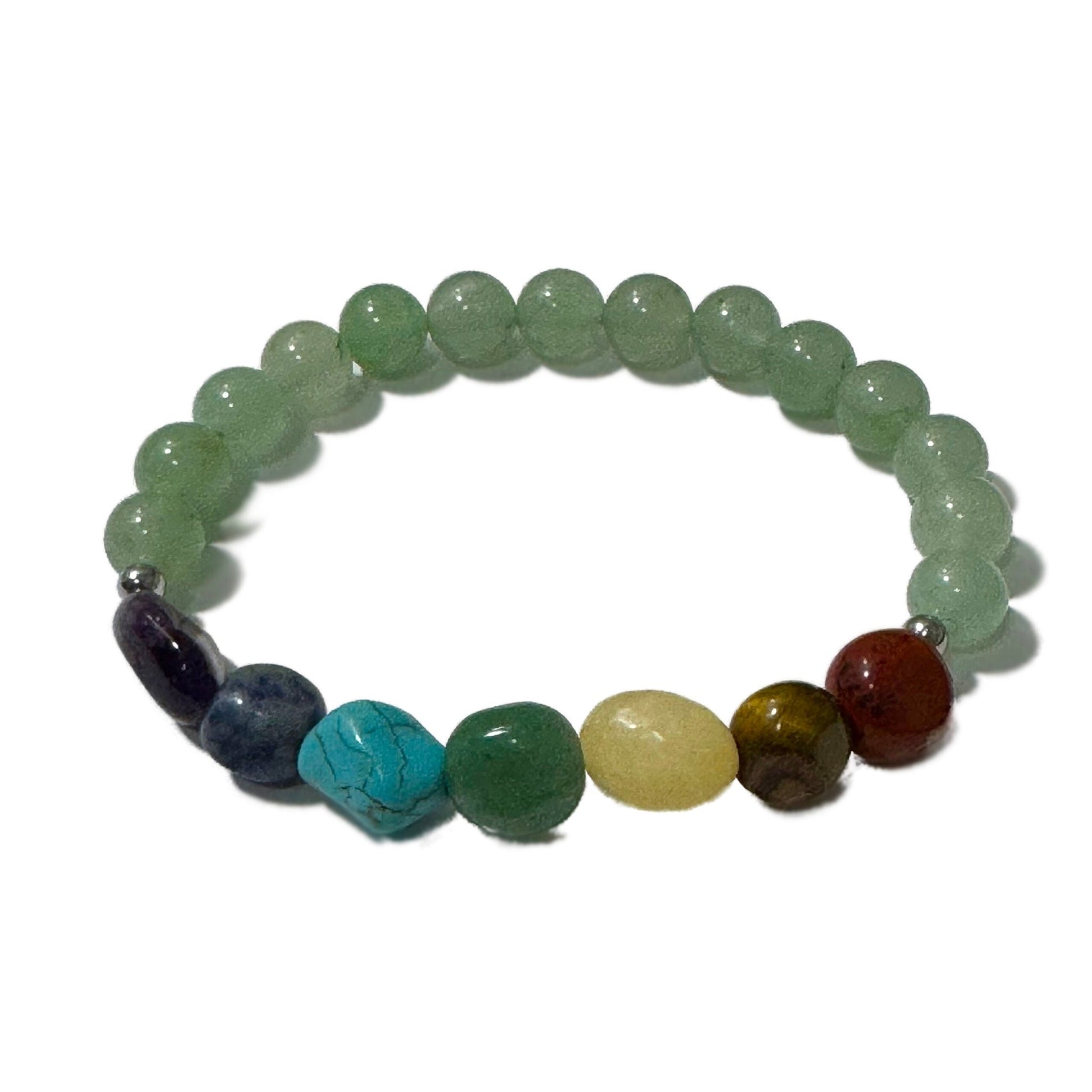 Chakra Tumblestones Bracelet Aventurine - 1st Stop Marshall's Health Shop, Gift Shop! - Heath and Natural Therapy New Brighton Christchurch - Naturopath