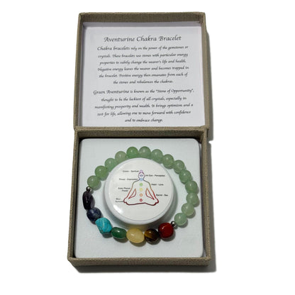 Chakra Tumblestones Bracelet Aventurine - 1st Stop Marshall's Health Shop, Gift Shop! - Heath and Natural Therapy New Brighton Christchurch - Naturopath