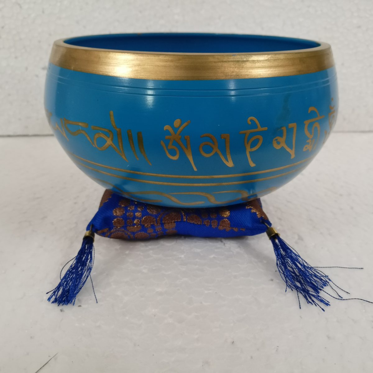 Charkra Singing Bowl Large Blue SBLB - MarshallsHealthShop
