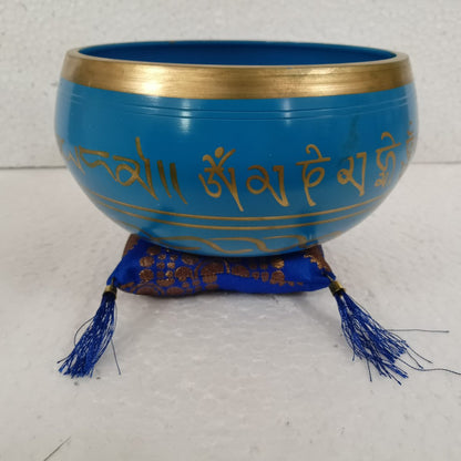 Charkra Singing Bowl Large Blue SBLB - MarshallsHealthShop