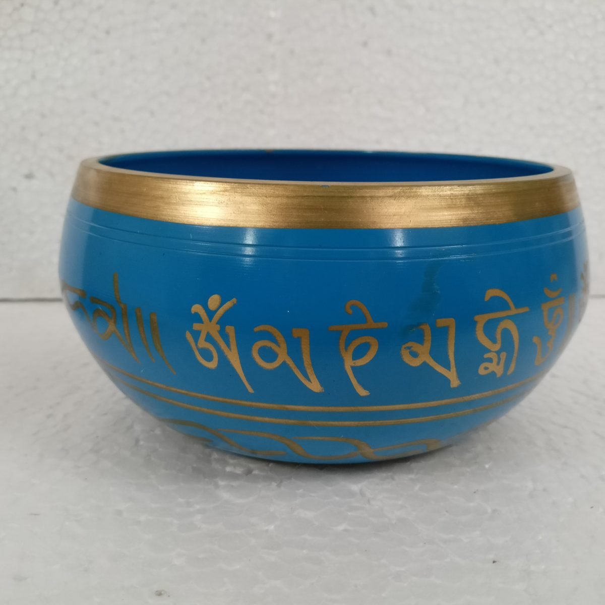 Charkra Singing Bowl Large Blue SBLB - MarshallsHealthShop
