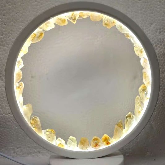 Citrine Crystal LED USB Table Lamp - MarshallsHealthShop