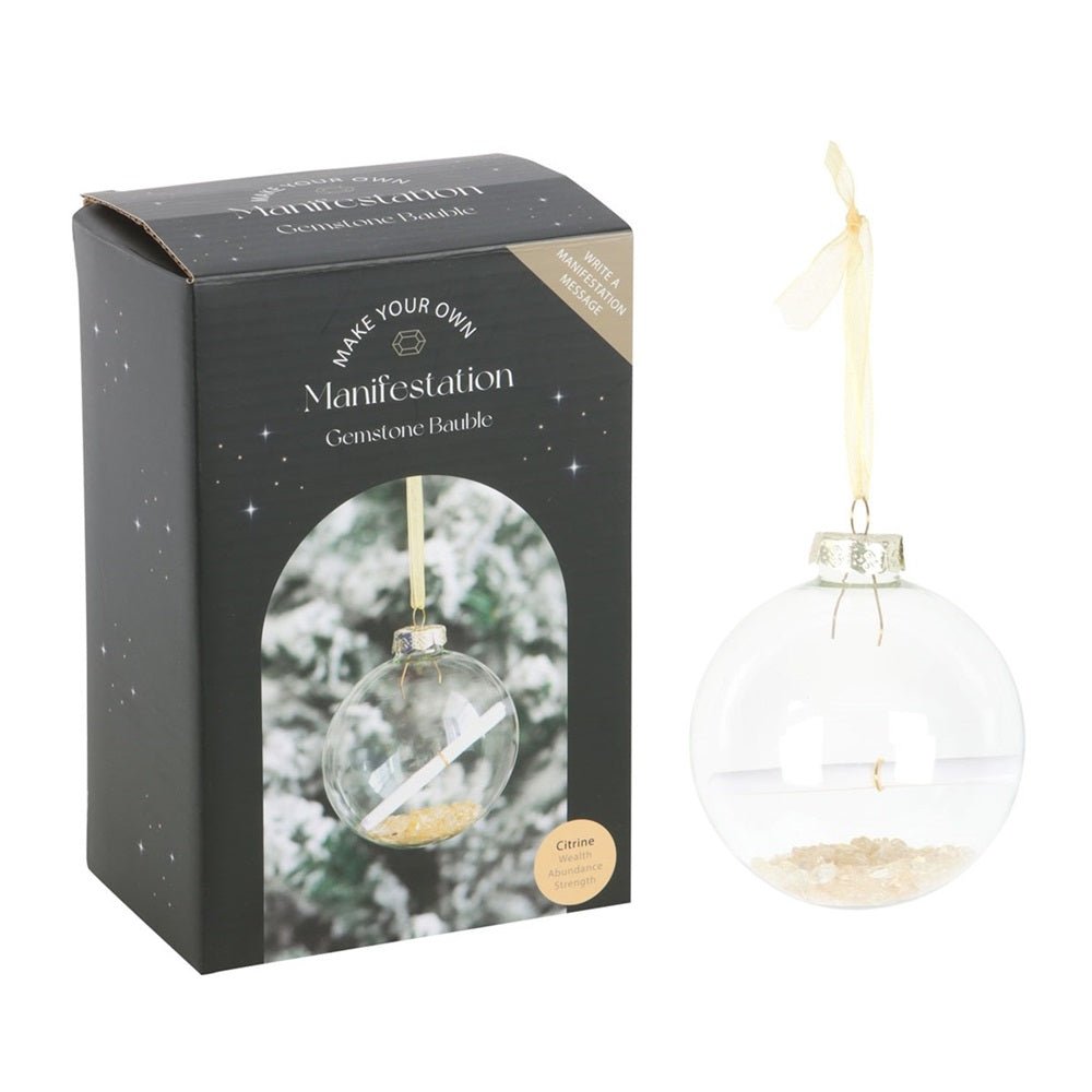 Citrine Manifestation Glass Christmas Kit - MarshallsHealthShop