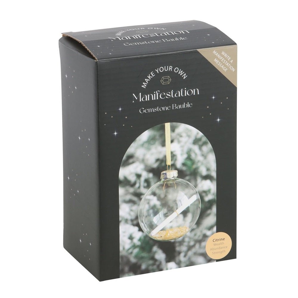 Citrine Manifestation Glass Christmas Kit - MarshallsHealthShop