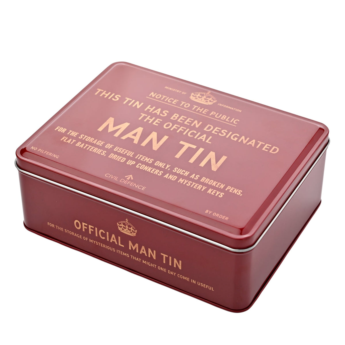 Civil Defence Official Man Tin# - 1st Stop Marshall's Health Shop, Gift Shop! - Heath and Natural Therapy New Brighton Christchurch - Naturopath#