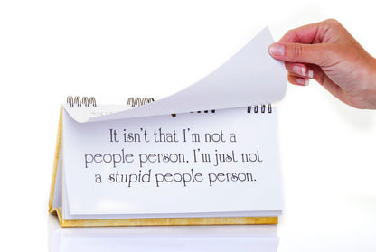 Classic Insults Flip Book - 1st Stop Marshall's Health Shop, Gift Shop! - Heath and Natural Therapy New Brighton Christchurch - Naturopath