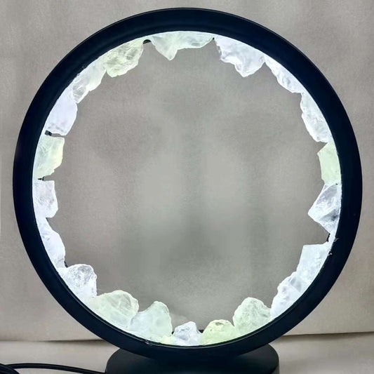 Clear Quartz Crystal LED USB Table Lamp - MarshallsHealthShop