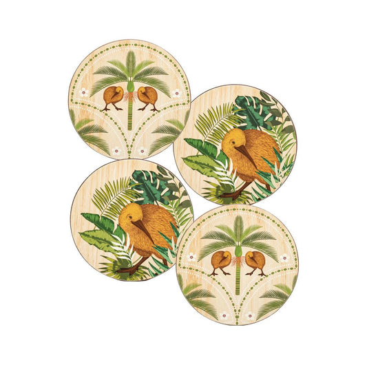 Coasters Kiwi Tropics Set of 4 - MarshallsHealthShop