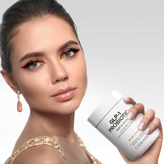 CODEAGE GLP-1 Probiotic+ 90 Capsules

Codeage GLP-1 Probiotic+® supplement offers a potent 500 million AFUs* of live probiotics, including Akkermansia muciniphila, Clostridium butyricum, Bifidobacterium infantis, and chicory inulin. Each bottle offers 3 months of supply

1st Stop, Marshall's Health Shop!
