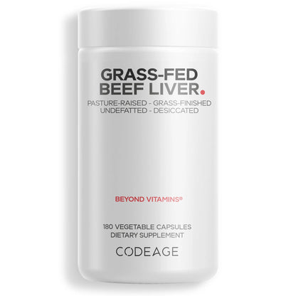 CODEAGE Grass Fed Beef Liver 180s - MarshallsHealthShop