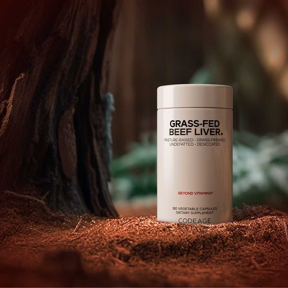 CODEAGE Grass Fed Beef Liver 180s - MarshallsHealthShop