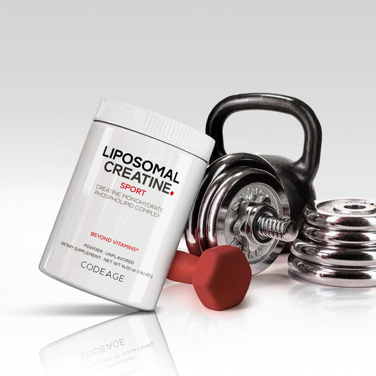 CODEAGE Liposomal Creatine Powder 455g

Codeage Liposomal Creatine supplement provides 5000 mg of micronized creatine monohydrate per serving. This powder supplement features a liposomal delivery and comes with a 3-month supply.
1st Stop, Marshall's Health Shop!