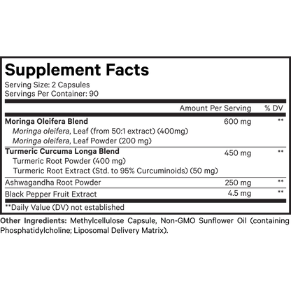 CODEAGE Liposomal Moringa+ 180s - MarshallsHealthShop