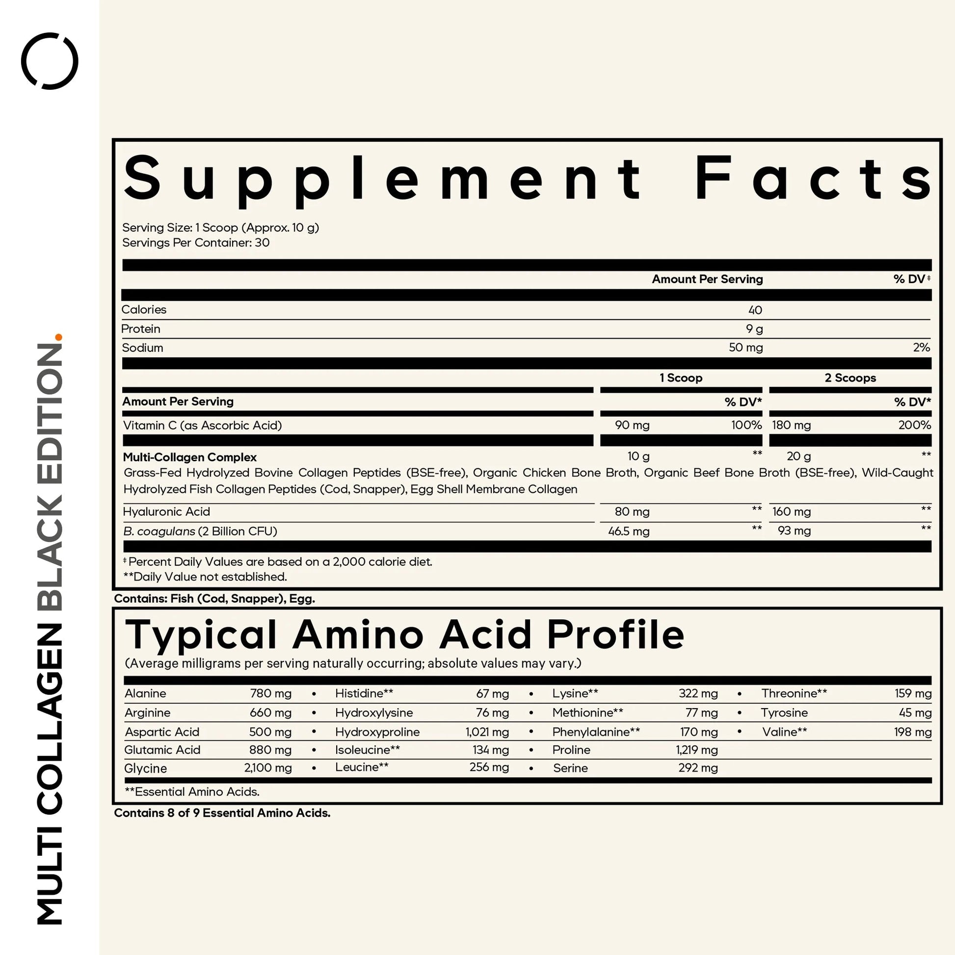 CODEAGE Multi Collagen Peptides + Probiotics Powder 300g - MarshallsHealthShop