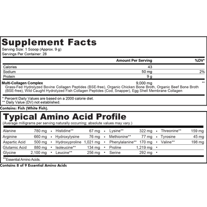 CODEAGE Multi Collagen Peptides Protein Powder - MarshallsHealthShop