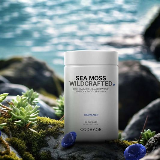 CODEAGE Sea Moss Wildcrafted 120s - MarshallsHealthShop
