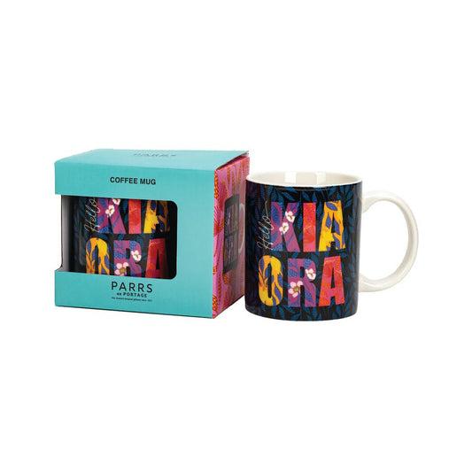 Coffee Mug Kia Ora Florals Hello - MarshallsHealthShop