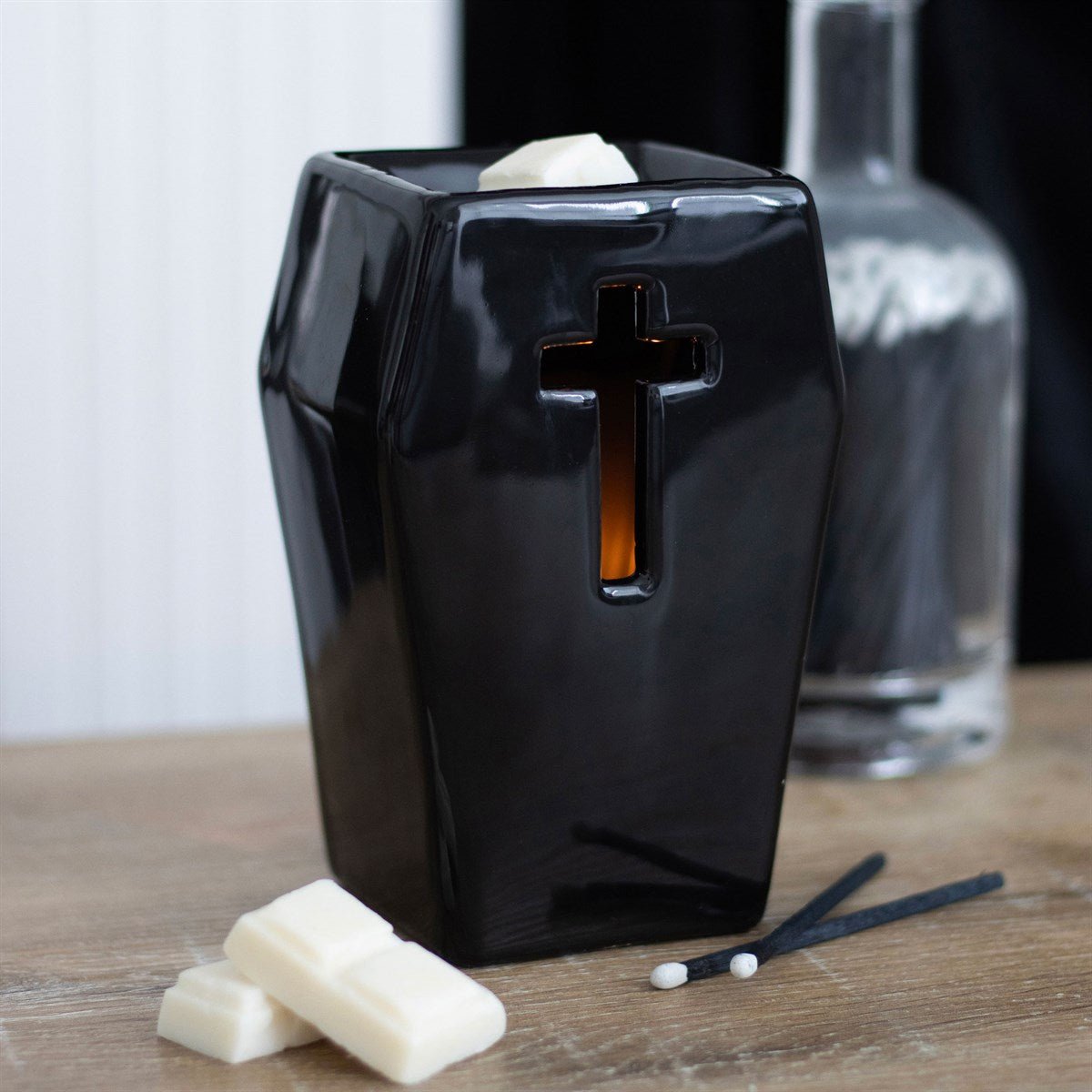 Coffin Oil Burner - 1st Stop Marshall's Health Shop, Gift Shop! - Heath and Natural Therapy New Brighton Christchurch - Naturopath