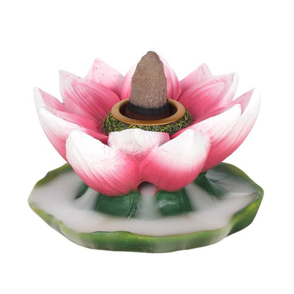 Colourful Lotus Backflow Burner - MarshallsHealthShop