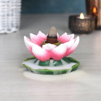 Colourful Lotus Backflow Burner - MarshallsHealthShop