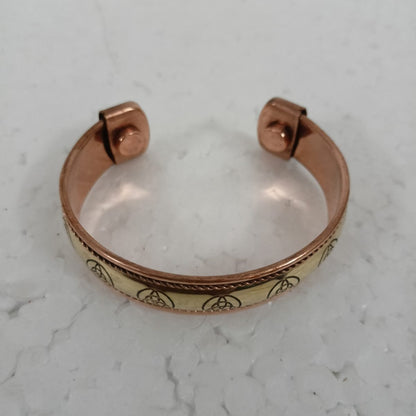 Copper Magnetic Bracelet Triquetra - MarshallsHealthShop