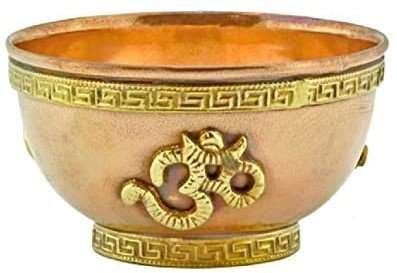 Copper Offering Bowl Ohm - MarshallsHealthShop