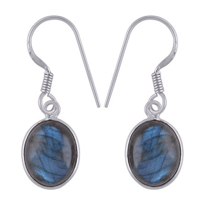 Coro Jewellery Labradorite on Hoop Sterling Silver  SKU: ELAB513