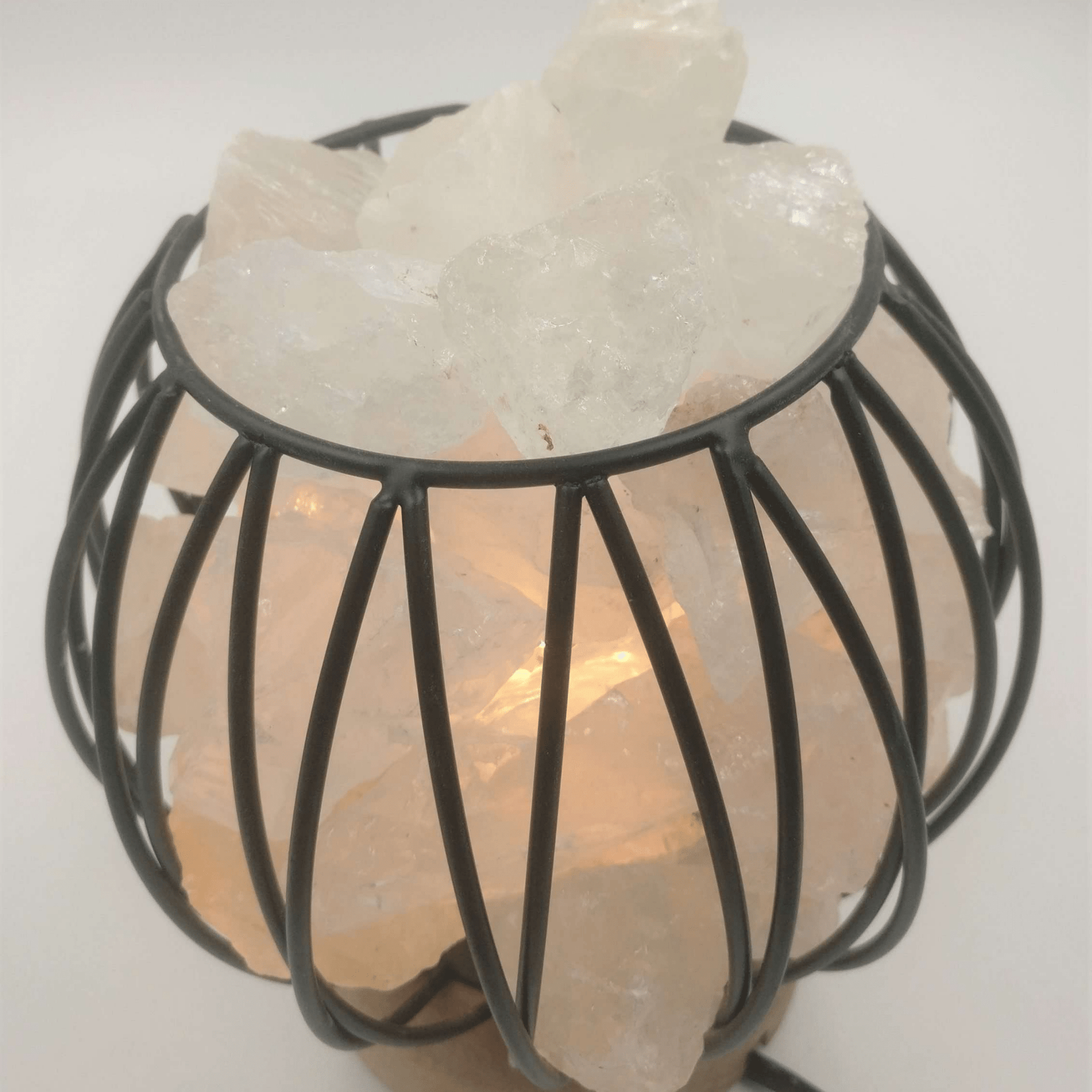 Crystal Cage Clear Quartz Soul Cleanser - MarshallsHealthShop