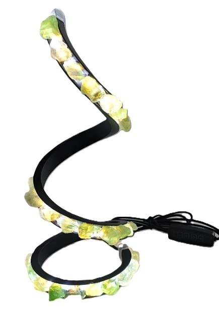 Crystal LED Lamp Green Fluorite# - 1st Stop Marshall's Health Shop, Gift Shop! - Heath and Natural Therapy New Brighton Christchurch - Naturopath#