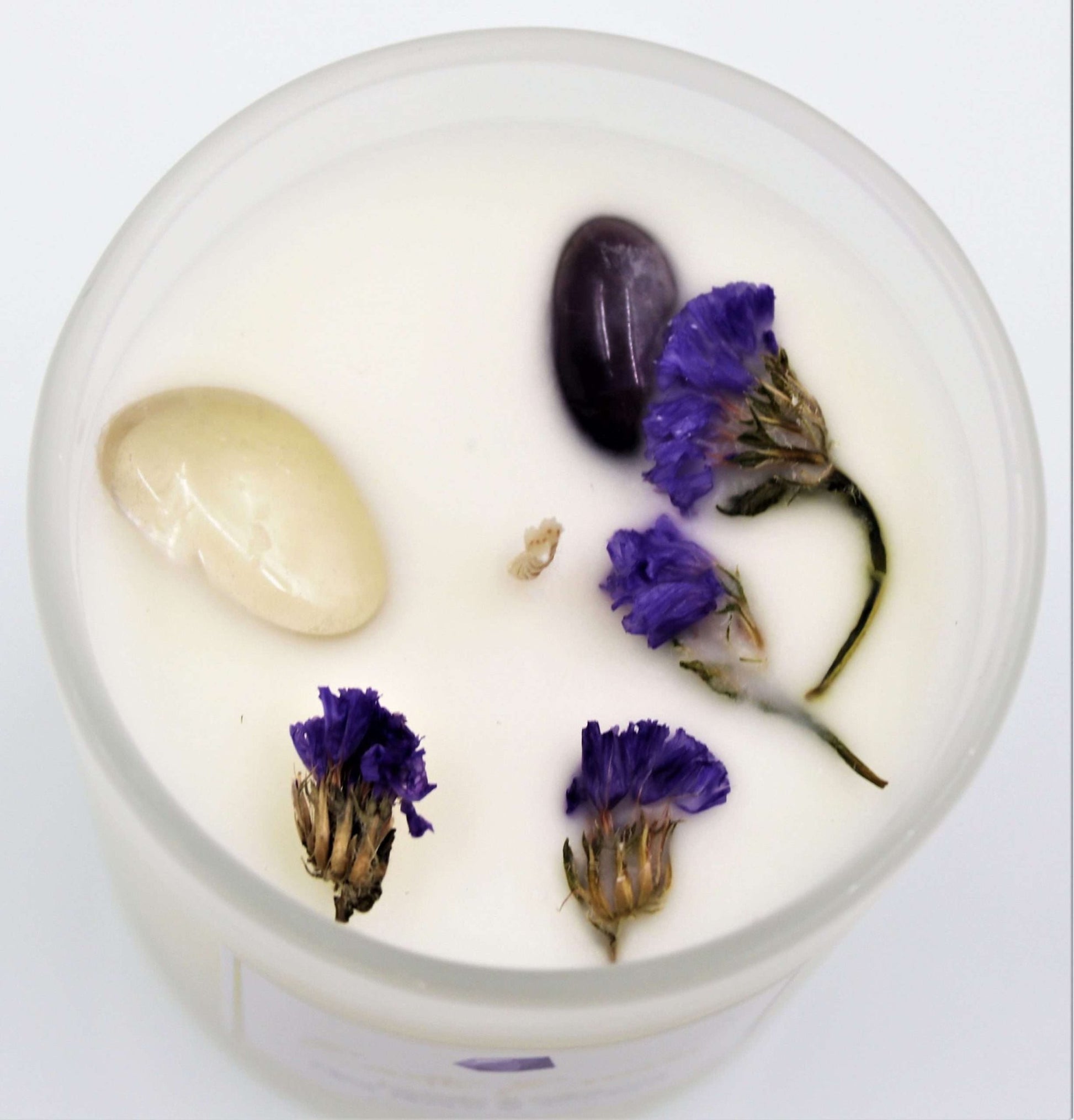 Crystal Soy Wax Candle Lavender Vanilla - MarshallsHealthShop