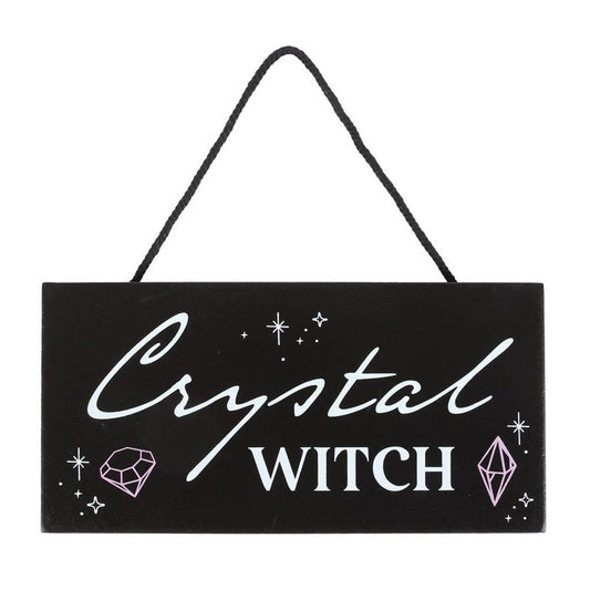 Crystal Witch Hanging Sign - MarshallsHealthShop