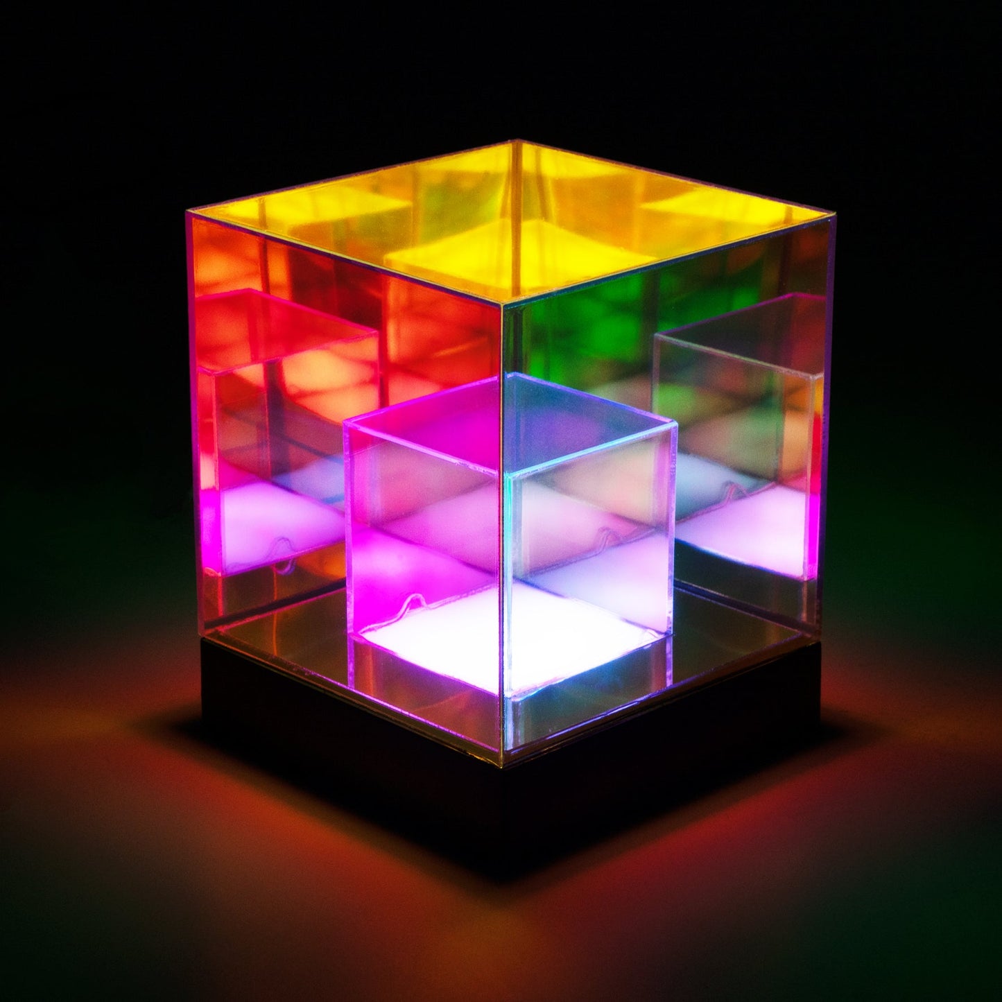 Cube Infinity Lamp - 1st Stop Marshall's Health Shop, Gift Shop! - Heath and Natural Therapy New Brighton Christchurch - Naturopath