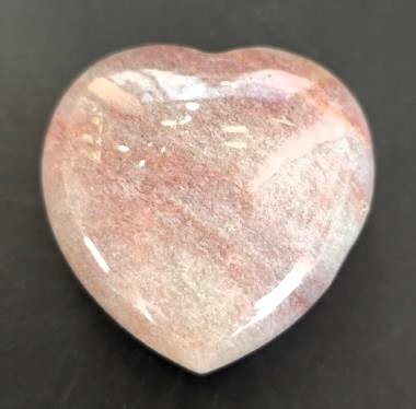 Gemstone Heart Rhodonite