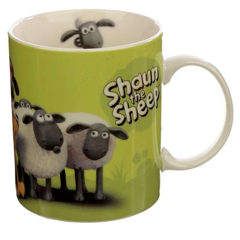 Shaun The Sheep Porcelain Mug Green