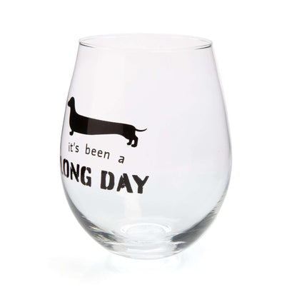 Dachshund Stemless Wine Glass - MarshallsHealthShop