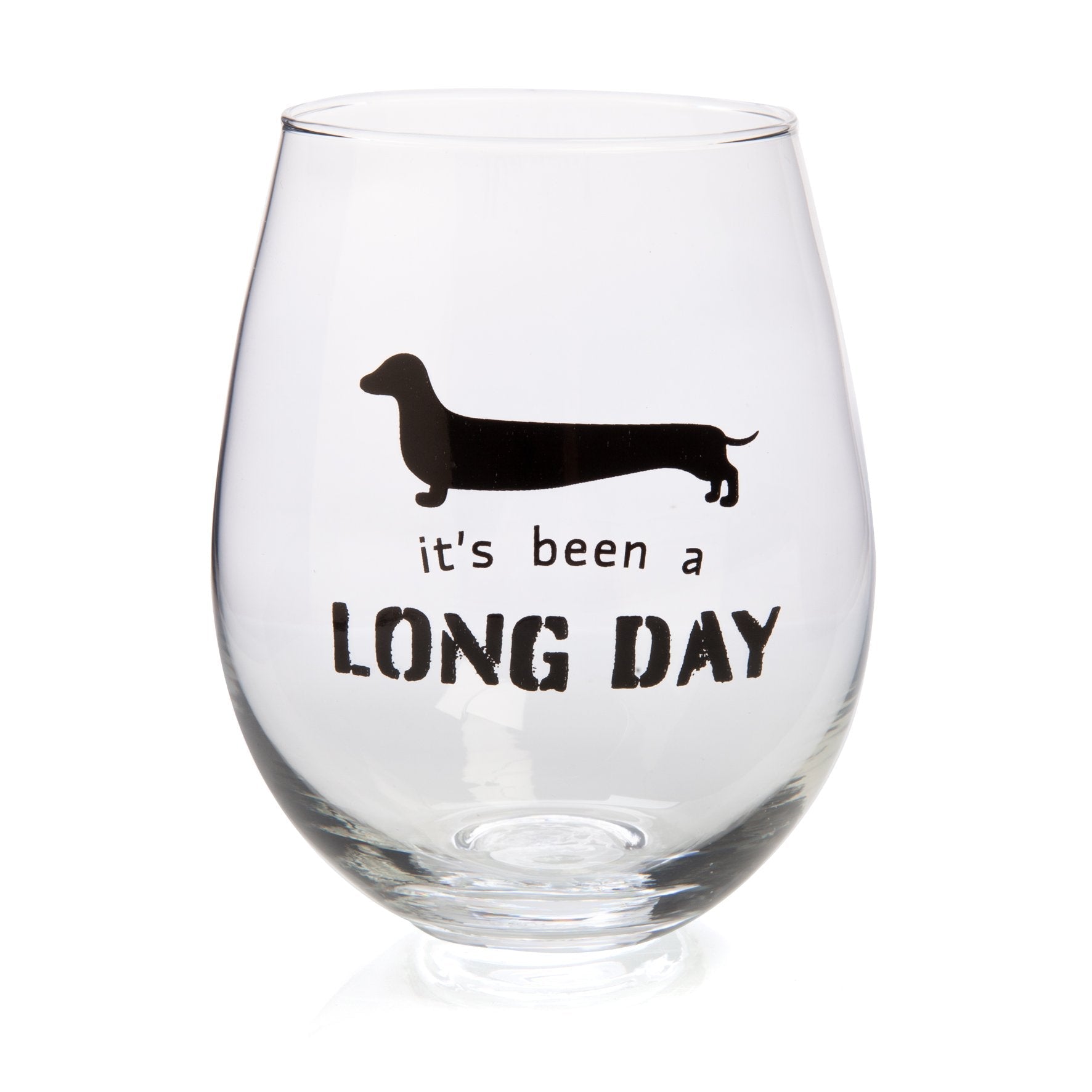 Dachshund Stemless Wine Glass - MarshallsHealthShop