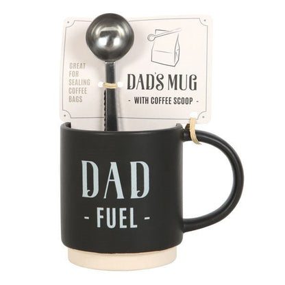 Dad Fuel Ceramic Mug/Metal Coffee Scoop - MarshallsHealthShop