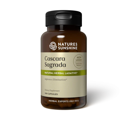 Natures Sunshine Cascara Sagrada 100 Capsules