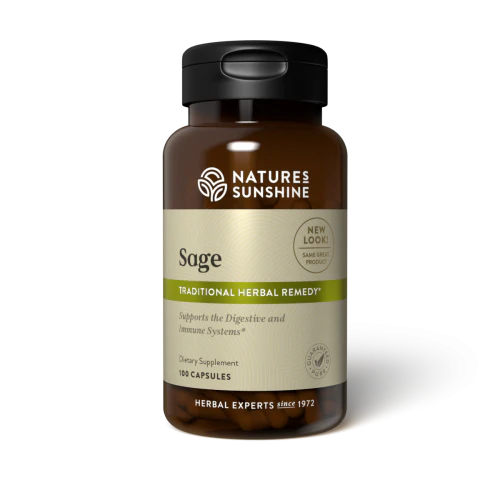 Natures Sunshine Sage 100 Capsules